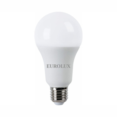 Лампа светодиодная LL-E-A80-25W-230-6K-E27 (груша, 25Вт, холод., Е27) Eurolux 76/2/78