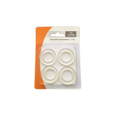 Прокладка силикон. 1" (упаковка 4шт.) в блистере