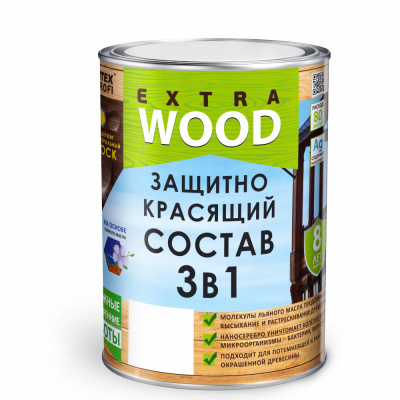 Состав защитно-красящий 3 в 1  FARBITEX ПРОФИ WOOD EXTRA Каштан (3 л) 
