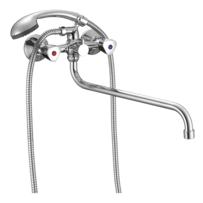 Смеситель ванны с длинным изливом, Tring, Milardo, TRISB02M10