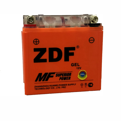 Аккумулятор ZDF Moto Battery 1216 GEL (YTX16-BS) прямая (ССА 230 А, 150/87/160)