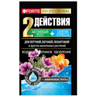 ВРУ для петуний и апмельных растений 100г Бона Форте с аминокислотами 10/30 БФ