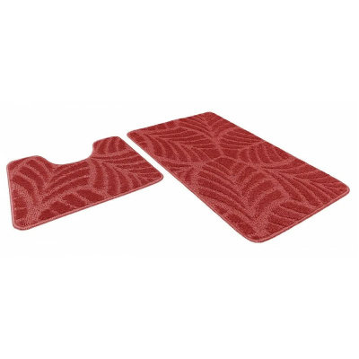 Набор ковриков д/ванной Актив icarpet 50*80+50*40 ягодный (01)