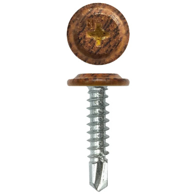 Саморез ПШС Daxmer М 4,2х19 Темный дуб