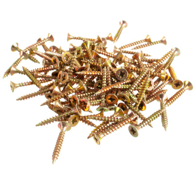 Шуруп универсальный, желтый цинк 4,0х25 (25шт)