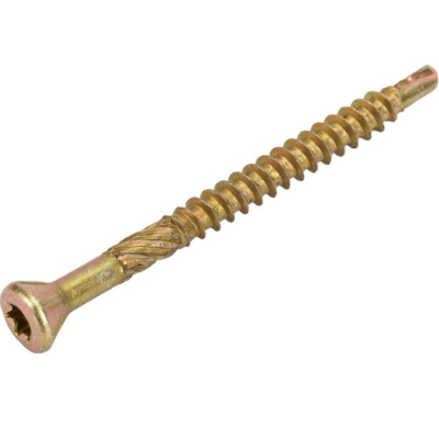Шуруп для полов и паркета желт. цинк 3,2х40
