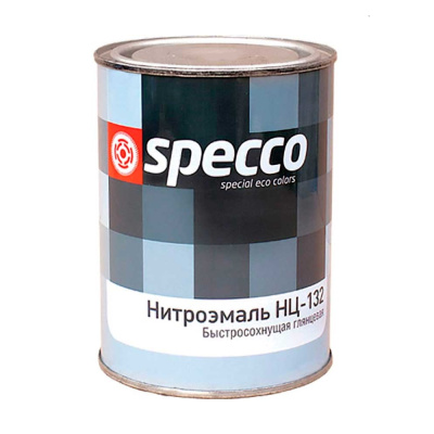 Эмаль НЦ-132КП "Specco" коричневая 0,8 кг