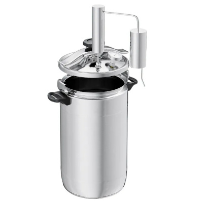 Дистиллятор домашний "Первач" Супер-Элит 20Т,20л,двойное капсульное дно,термометр,клапан избыт.давл.