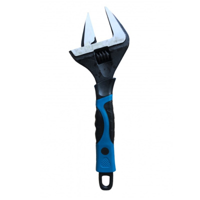 Ключ разводной 300мм, УСИЛЕННЫЕ ТОНКИЕ ГУБКИ, обрезиненная рукоятка, СОЮЗ 