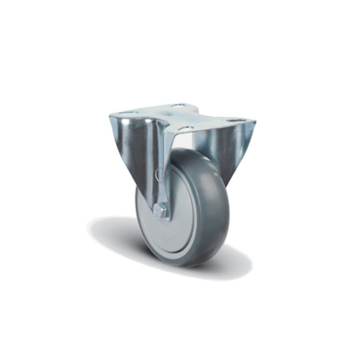 Колесо аппаратное с подшипником неповоротное  125 мм ( EM02 MBT 125 ), диск-полипропилен