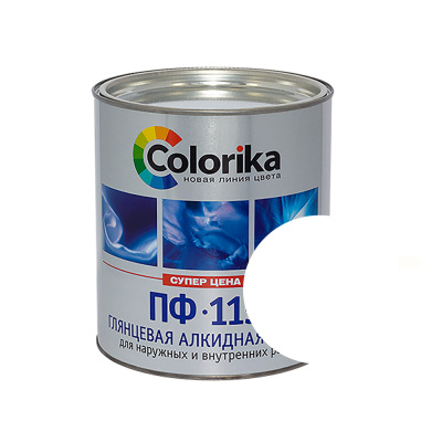 Эмаль ПФ-115 "Colorika" белая 2,7 кг