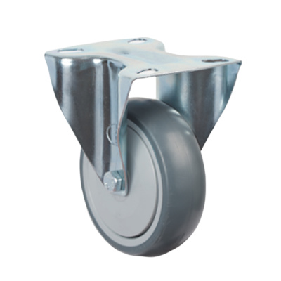 Колесо аппаратное с подшипником неповоротное   80 мм ( EM02 MBT 80 ), диск-полипропилен