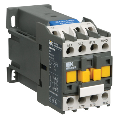 Контактор КМИ малогабаритный 9А кат ушка управления 230В АС 1НО