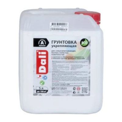 ГРУНТОВКА "DALI" АКРИЛОВАЯ УКРЕПЛЯЮЩАЯ  5 Л (1) "РОГНЕДА"