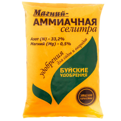 Селитра аммиачная 0,9кг с магнием  (NMg-33:0,5) 10/30/900 БХЗ