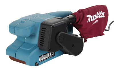 Шлифмашина ленточная 9911 Makita, 650Вт,76х457мм,75-270м\м,2,6кг,кор,п\сборник