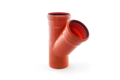 Тройник 110х110х45 рыжий 