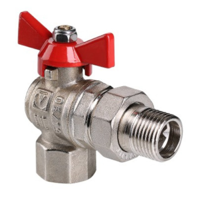 Кран шаровый BASE, американка угловой 1/2 вн.-нар. VALTEC