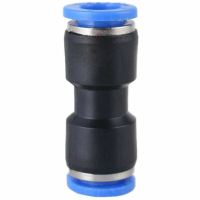 Фитинг пневматический цанговый пластиковый прямой PUC 10