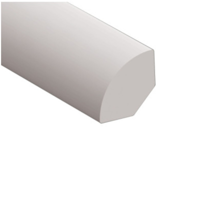 Угол внутренний вспененный округлый 10х10мм 2,7м "Идеал" Белый / 001