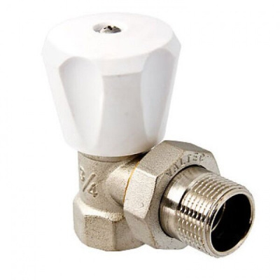 Кран для радиатора, ручной угловой 3/4 VALTEC