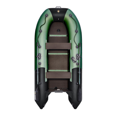 Лодка Ривьера Компакт 3200 СК комби зеленый/черный