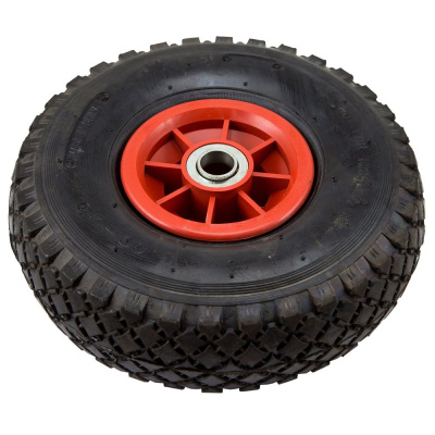 Колесо с  симметр. пластик.ступ. 250мм (20мм)  (3.00-4),  пневматическое