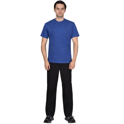 Футболка меланж васильковый 160г/м2 р. XXL (ЧЗ)