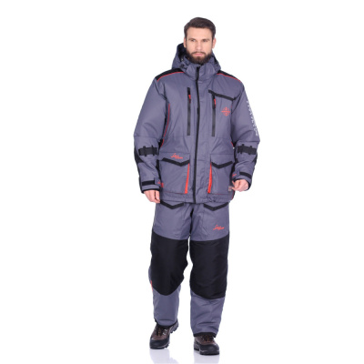 Костюм зимний Поплавок Siberia Floating цвет Серый/Черный ткань Breathable (Размер: 56-58, Рост: 182