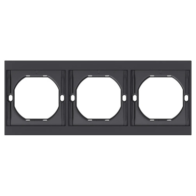 Рамка SmartBuy Альтаир СУ 3мест. черная (SBE-m11b-00-FR-3)
