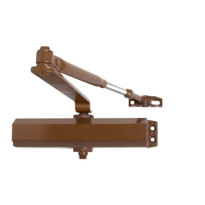 Доводчик дверной COMFORT ДД 229/5-7 A-C (до 150 кг) коричневый RAL8024, морозостойкий (10) АЛЛЮР 