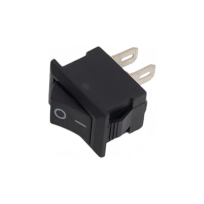 Выключатель клавишный 250V 3А (2с) ON-OFF черный  Micro  (RWB-101)  (10/5000) REXANT  