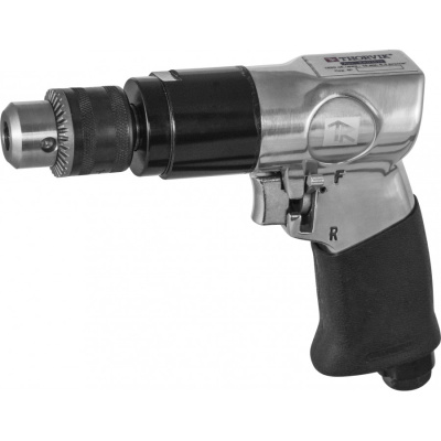 Дрель пневматическая с реверсом 1800об/мин,патрон 1-10 мм 