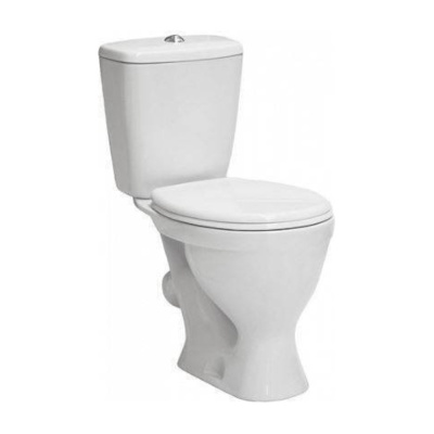 Унитаз-компакт Sanita Эталон (эконом) к/в+ сид., п/п с пласт. кр., антивсплеск,