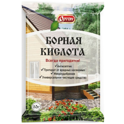 Борная кислота 10г 10/100 Ортон 02-003 