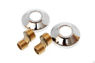 Эксцентрики+отражатели (пара), латунь, хром