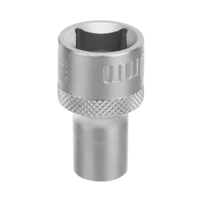 Головка торцевая, 10 мм, 12-гранная, CrV,под квадрат 1/2", хромированная// Stels