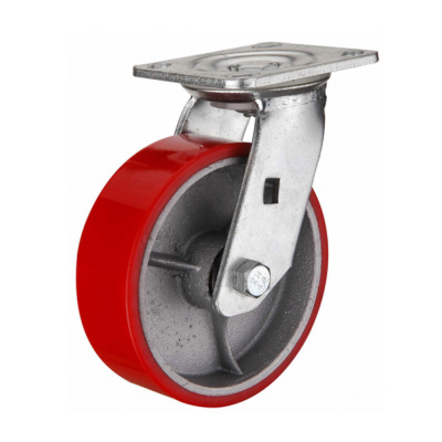 Колесо  б/г полиуретан. поворот. 250мм 