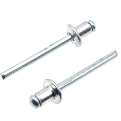 Заклепка вытяжная, алюминий/сталь 4,8*6