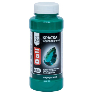 КОЛЕР "DALI" ИЗУМРУД  0,25 Л (12) "РОГНЕДА"