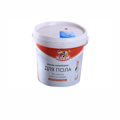 Эмаль акриловая для пола золотистый 2,5 кг OLECOLOR