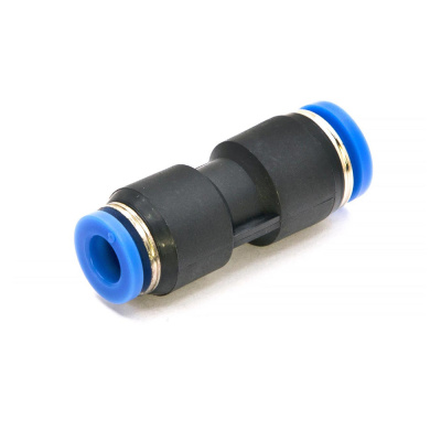 Фитинг пневматический цанговый пластиковый прямой переходной PG 8-6