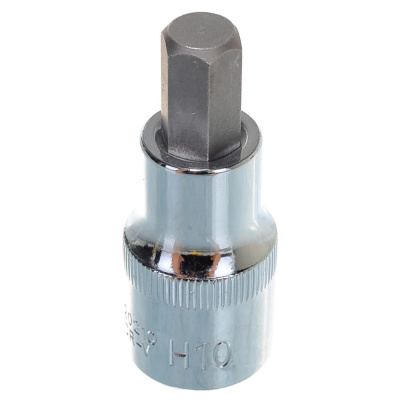 Насадка торцевая 1/2"DR с вставкой-битой шестигранной, Н10 120210 