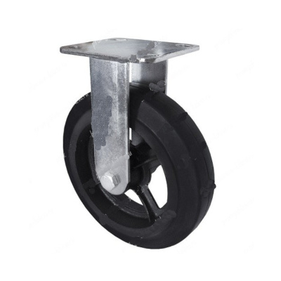 Колесо б/г обрезин. неповорот. 200мм (FCD80)