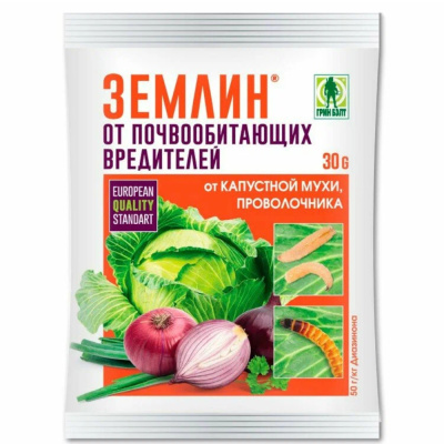 Землин  30г от проволочника, капустной мухи 10/100 ТЭ