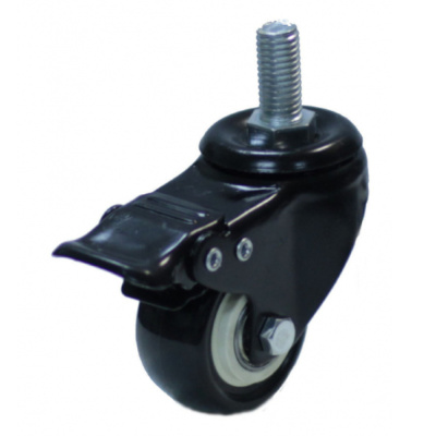 Колесо черн. рез. болт. креп. (М10)  63мм