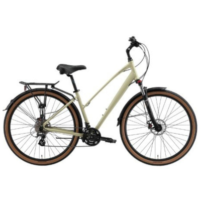 Велосипед Stark'25 Touring 28.2 D LADY палевый матовый/серый L/19"