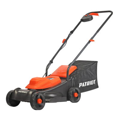 Газонокосилка электрическая PATRIOT PT 1130E,1200Вт,32см,выс.3 поз.,пластик.травосб. 30л 