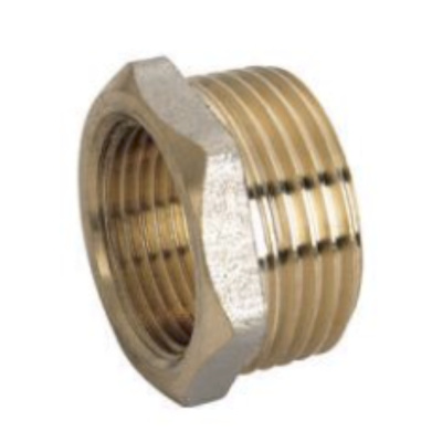 Футорка 1/2х3/8 ш/г хром