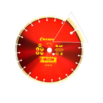 Диск алмазный CHAMPION бетон ST 300/25,4/10 Concremax (старый бетон ,ж/б с наполн.сред.тв), CHAMPION
